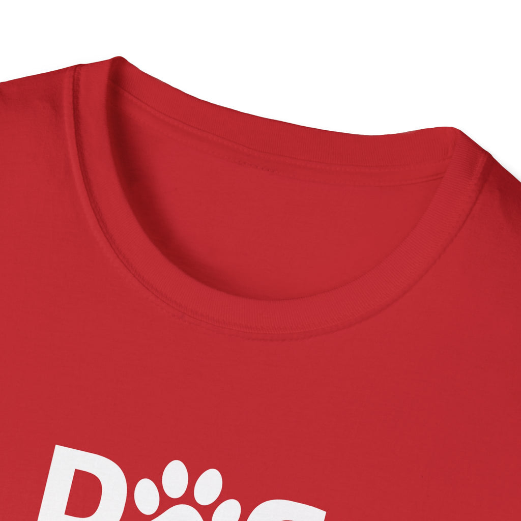 Dog Dad T-Shirt — Paw Print Graphic Tee for Pet Owners