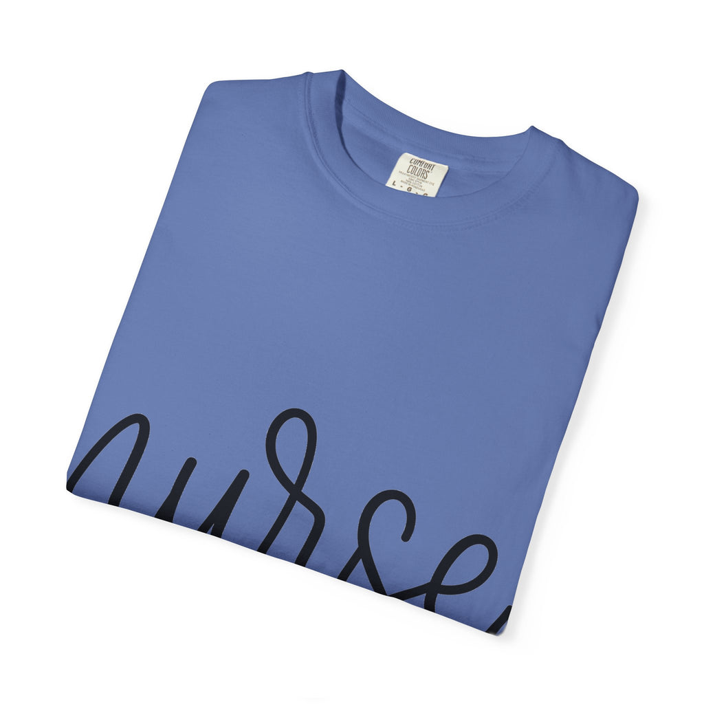 Nurse Script Shirt, Hand Lettered Nurse Heart Tee, Minimal RN Shirt, Nurse Gift