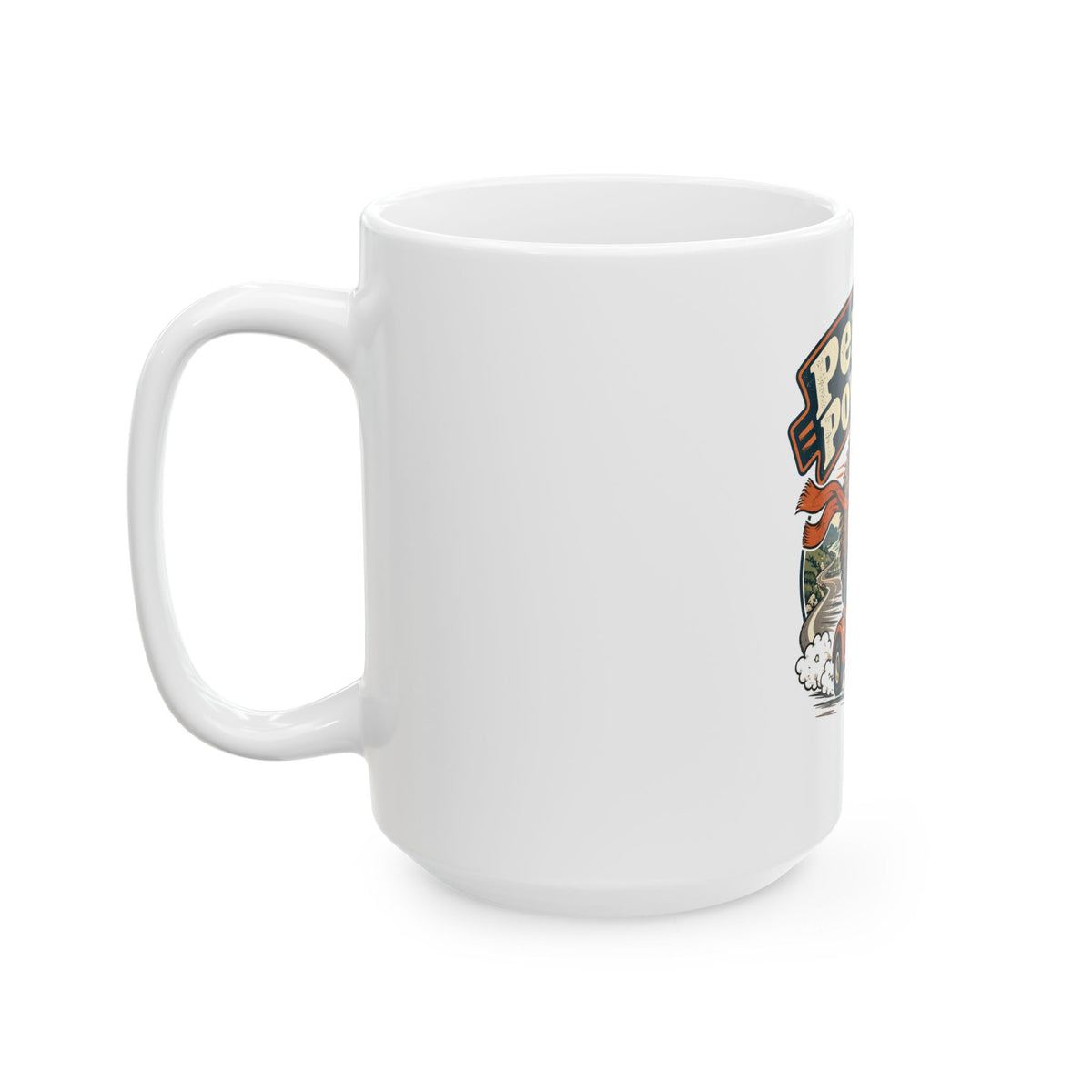 Pension Powered Mug, Funny Retirement Gift for Coworker, Retired Christmas Gift, Coffee Mug 11oz 15oz