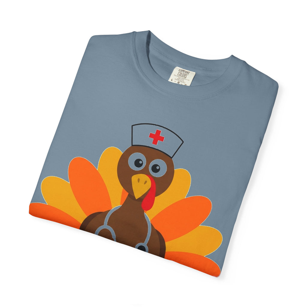 Nurse Turkey Shirt, Funny Thanksgiving Nurse Tee, Stethoscope Turkey Shirt, RN Holiday Gift