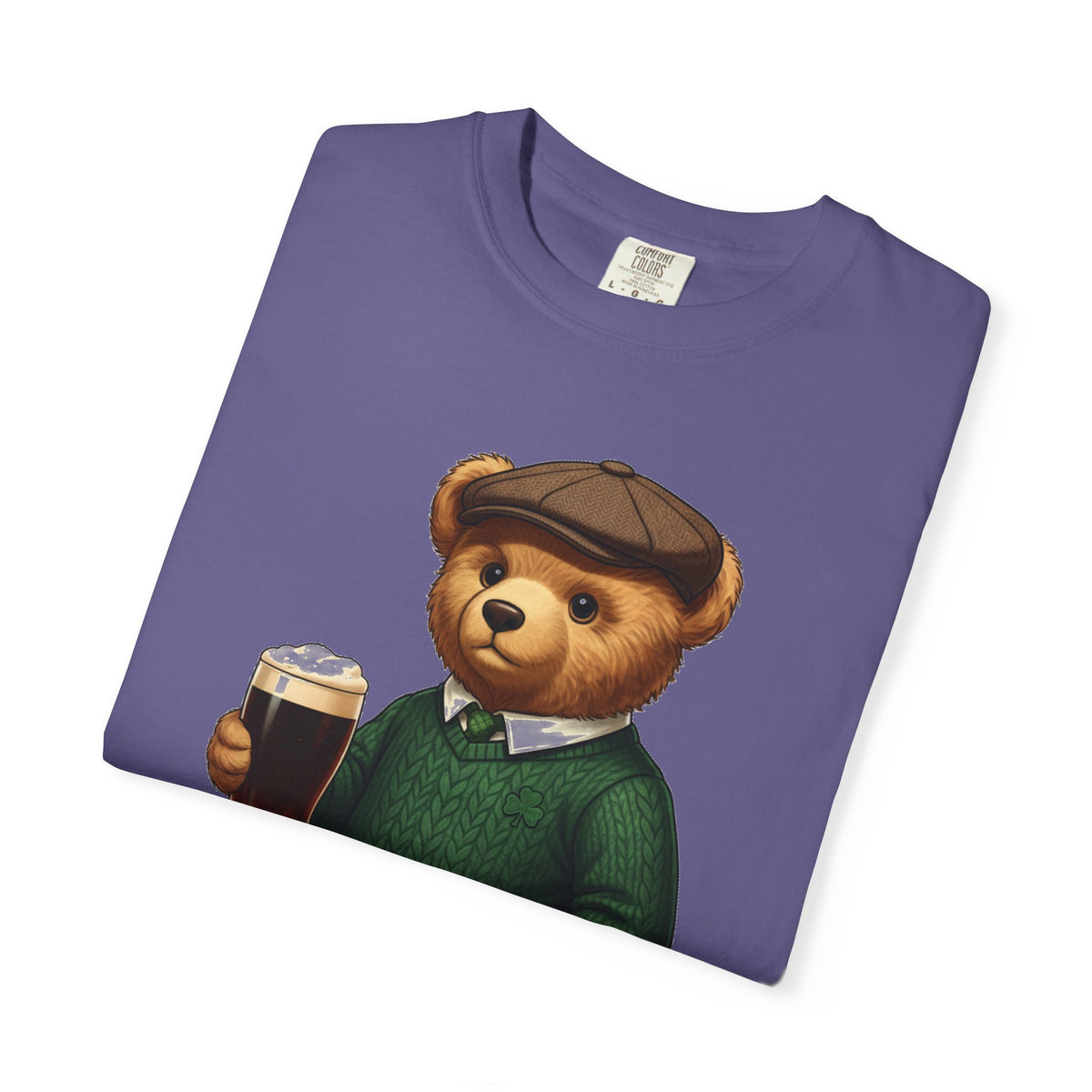 Irish Teddy Bear Pint Shirt, Shamrock Sweater Bear Tee, St Patricks Day Pub Shirt, Irish Gift