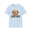 Dog Life T-Shirt – Golden Retriever with Butterfly Graphic