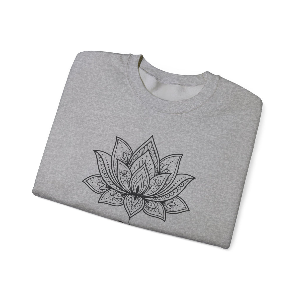 Choose To Be Kind Lotus Sweatshirt, Mandala Lotus Flower Sweatshirt, Yoga Kindness Gift, Boho Line Art Sweatshirt, Meditation Sweatshirt, Mi
