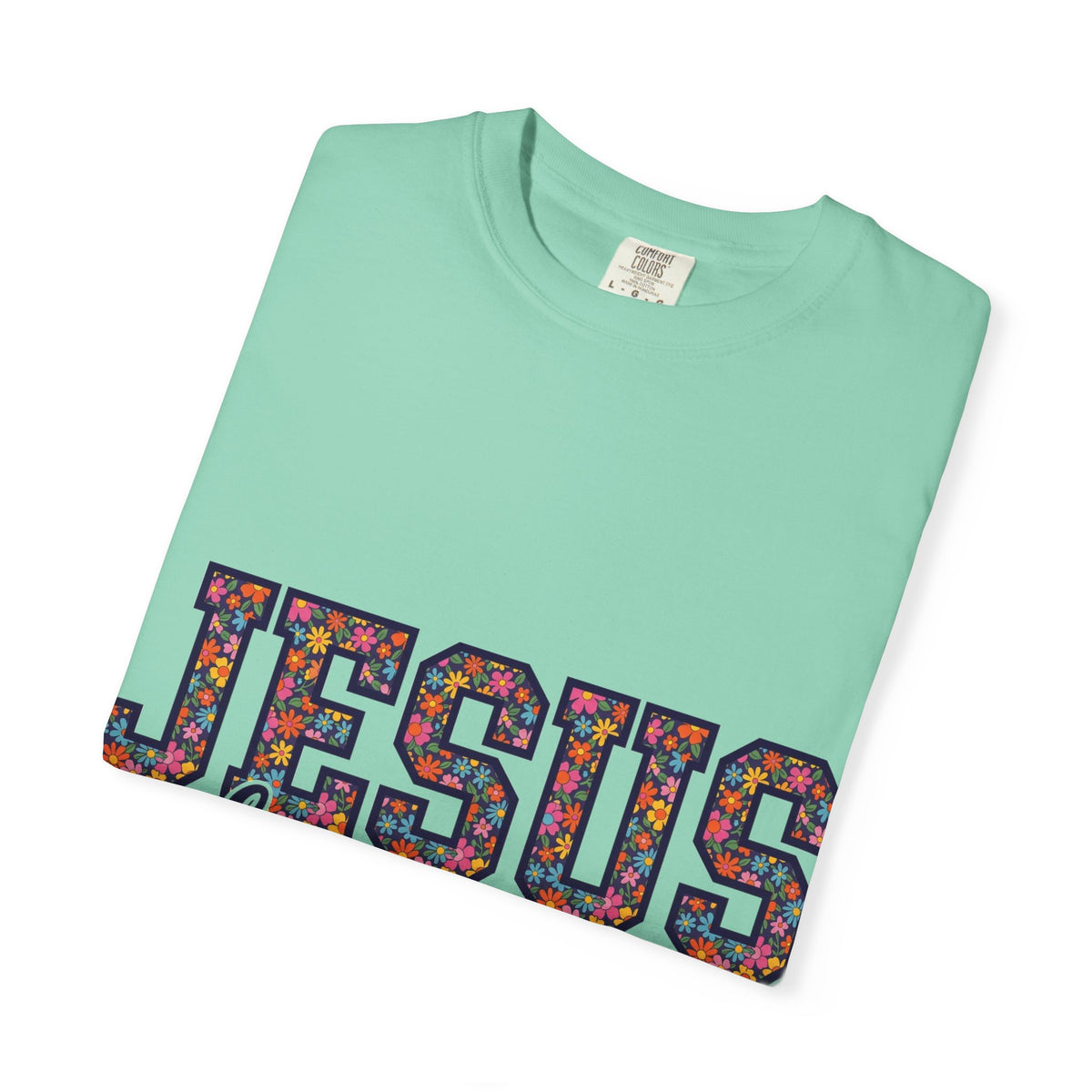 Jesus Loves You Shirt, Floral Varsity Christian Tee, Faith Statement Shirt, Church Gift