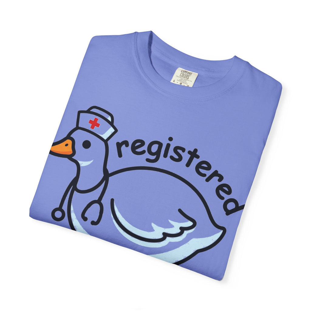 Registered Silly Goose Wide Shirt, Long Neck Nurse Goose Tee, Funny Nurse Shirt, RN Gift