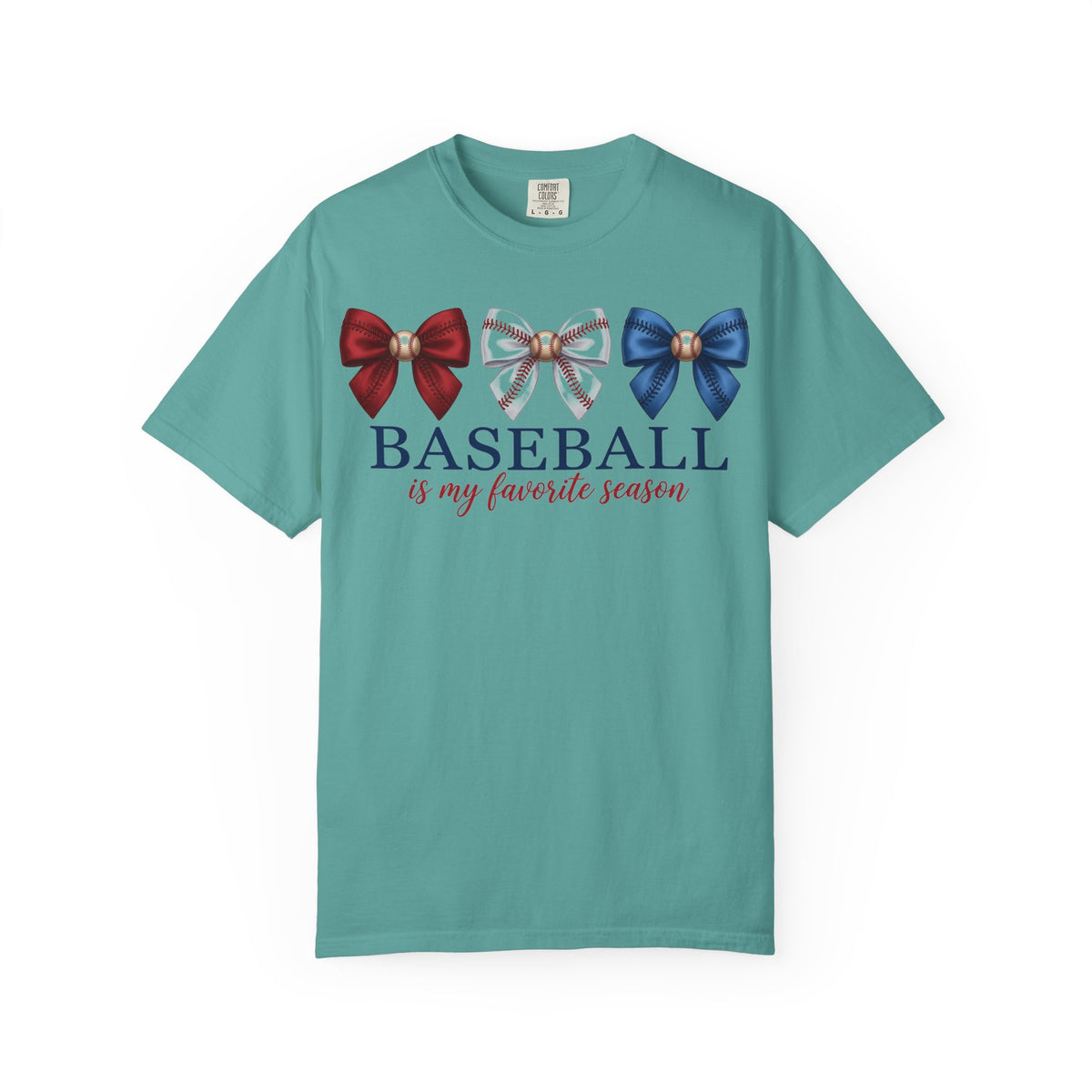 Baseball Is My Favorite Season Shirt, Coquette Baseball Bows Tee, Baseball Mom Shirt, Game Day Gift