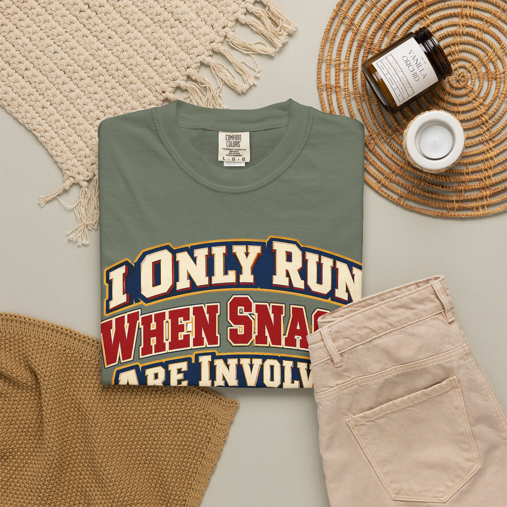 Funny Gym Shirt I Only Run When Snacks Are Involved Corgi Shirt, Funny Running Gift