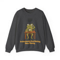 Funny Work Sweatshirt For Women Professionally Overthinking Since Monday | Sarcastic Office Sweatshirt | Coworker Gift Sweatshirt