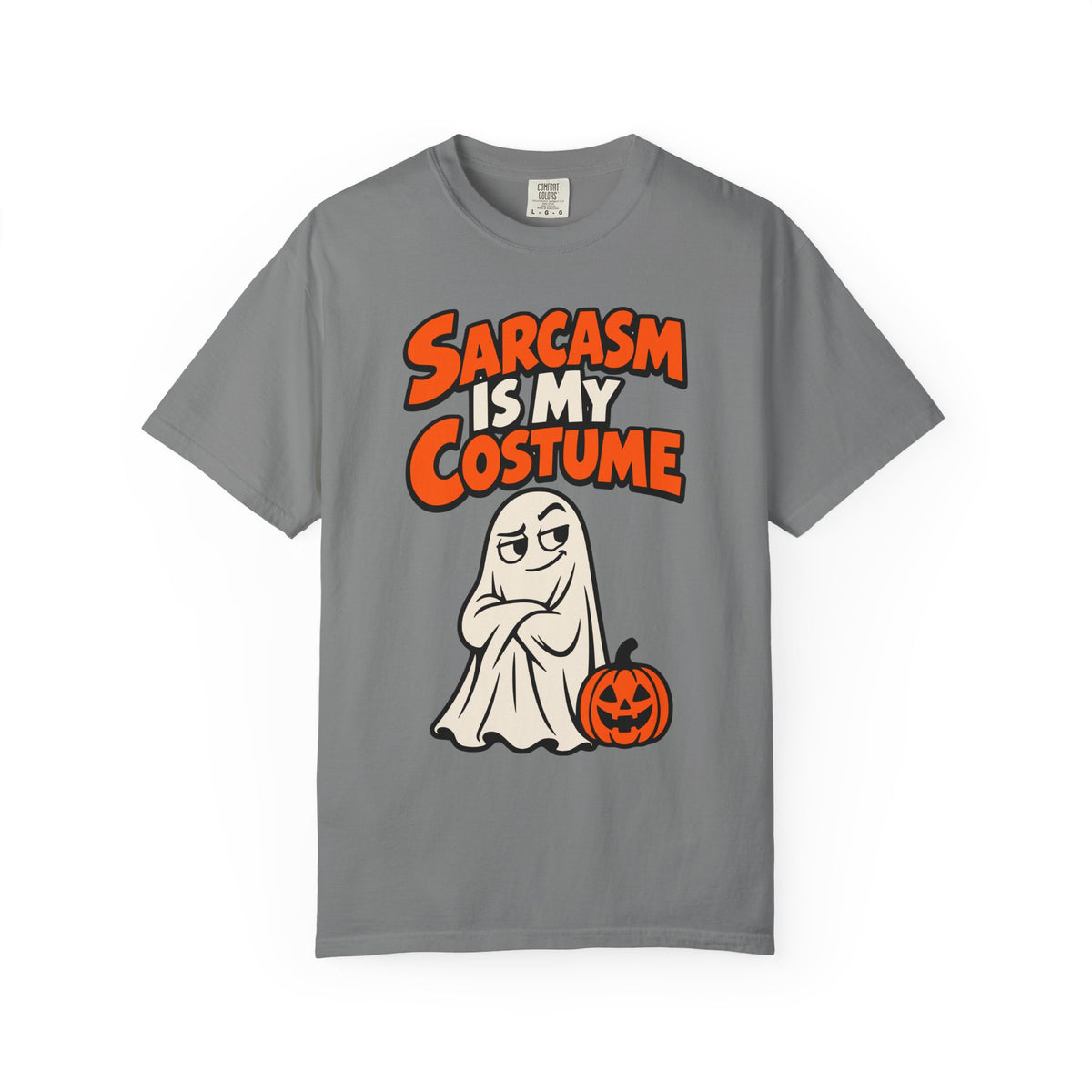 Sarcasm Is My Costume Halloween Shirt, Funny Ghost Tee, Retro Sarcastic Humor