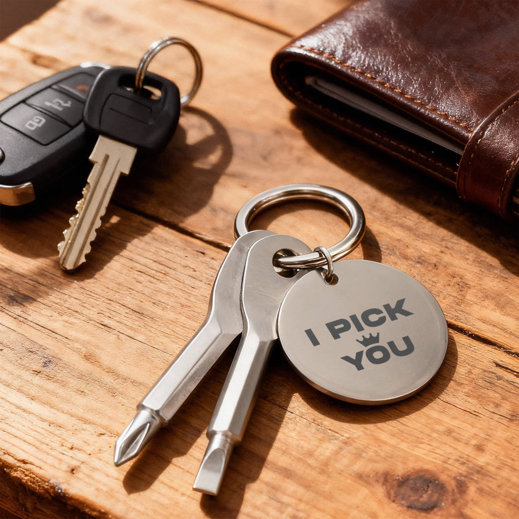 I Pick You Screwdriver Keychain