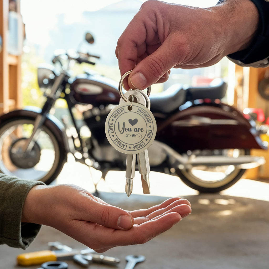 You Are Important Screwdriver Keychain, Inspirational Gift