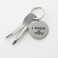 I Pick You Screwdriver Keychain