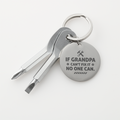 If Grandpa Can't Fix It No One Can Screwdriver Keychain, Grandpa Gift
