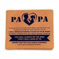 Papa, So Much Of Me — Graphic Leather Wallet