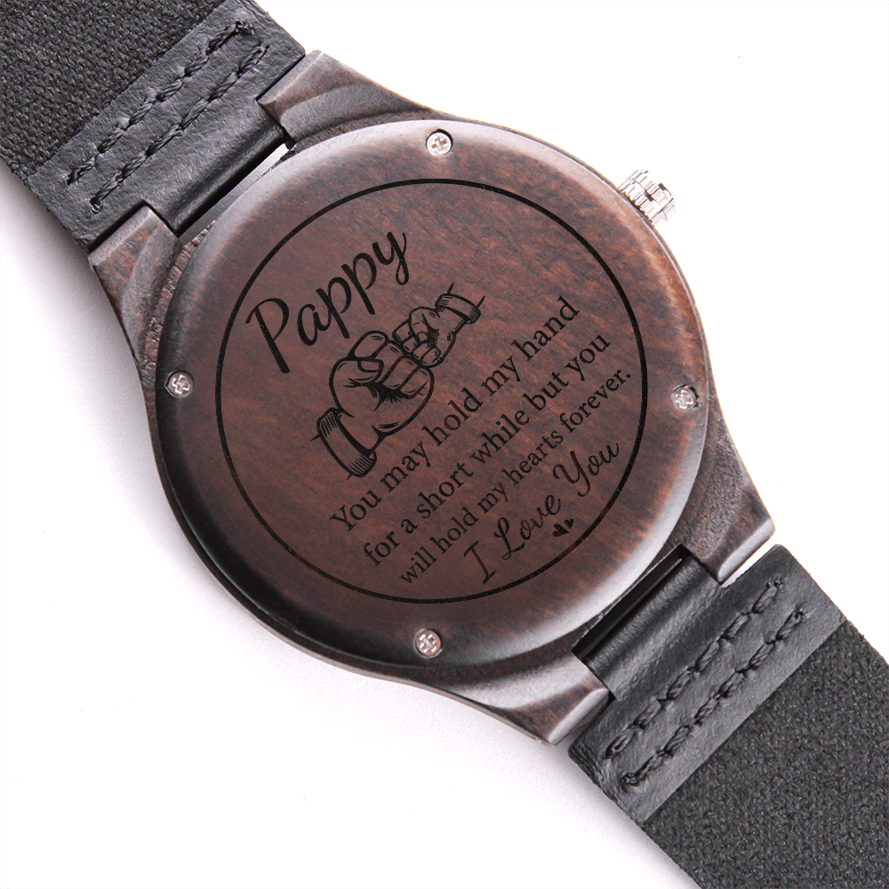 Pappy — Engraved Wood Watch