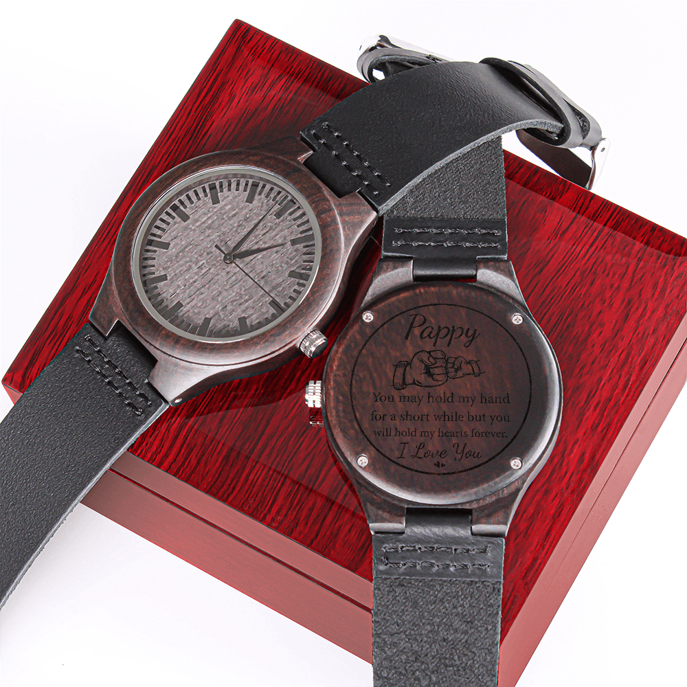 Pappy — Engraved Wood Watch