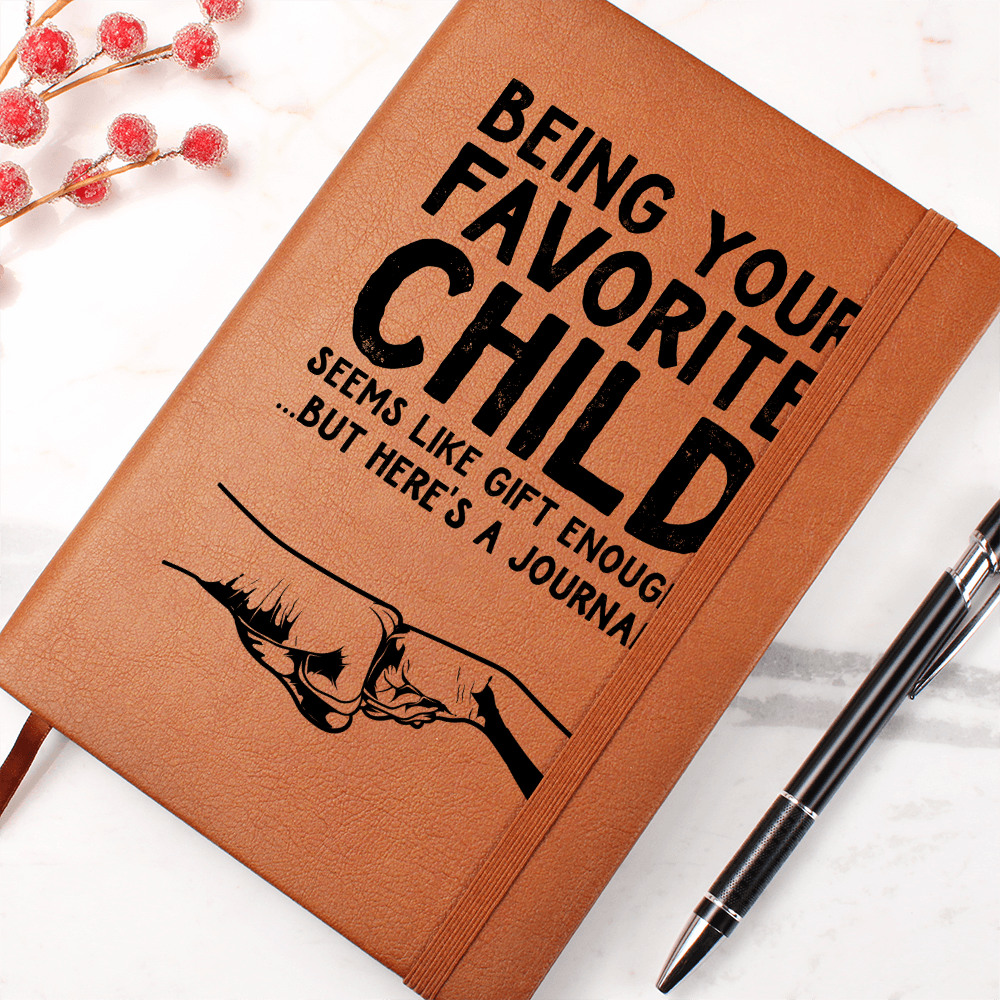 Being Your Favorite Child — Graphic Leather Journal