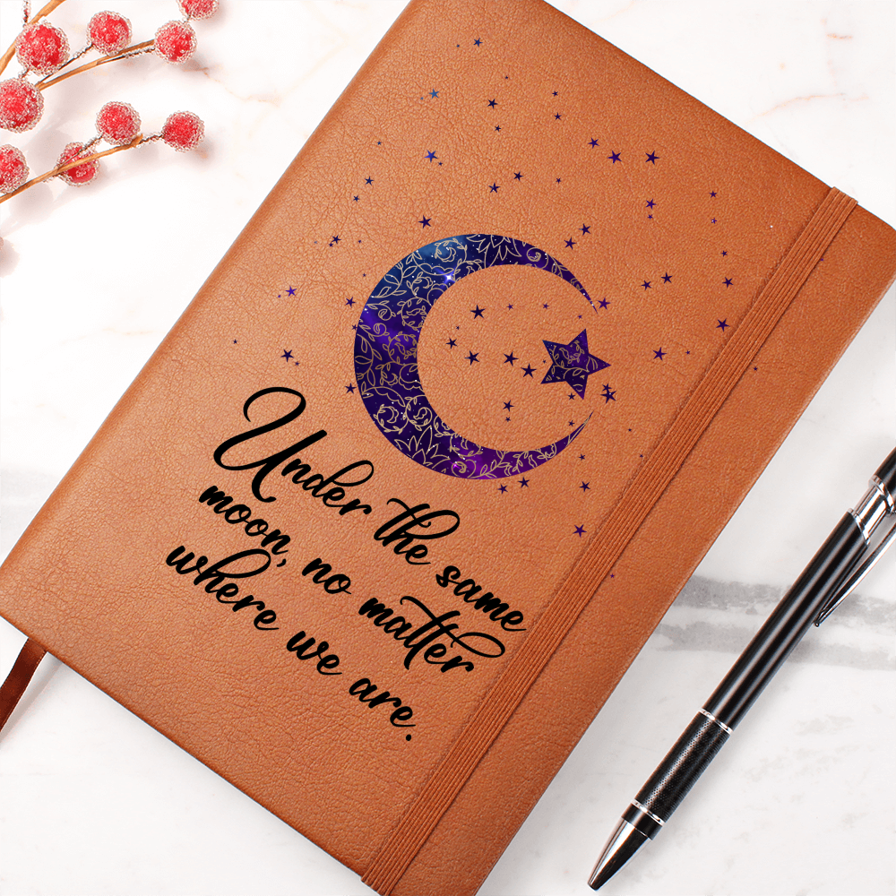 Under The Same Moon — Graphic Leather Journal