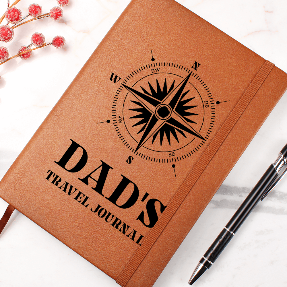 Dad's Travel Journal — Graphic Leather Journal