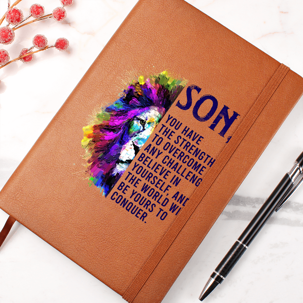 Son, You Have The Strength — Graphic Leather Journal
