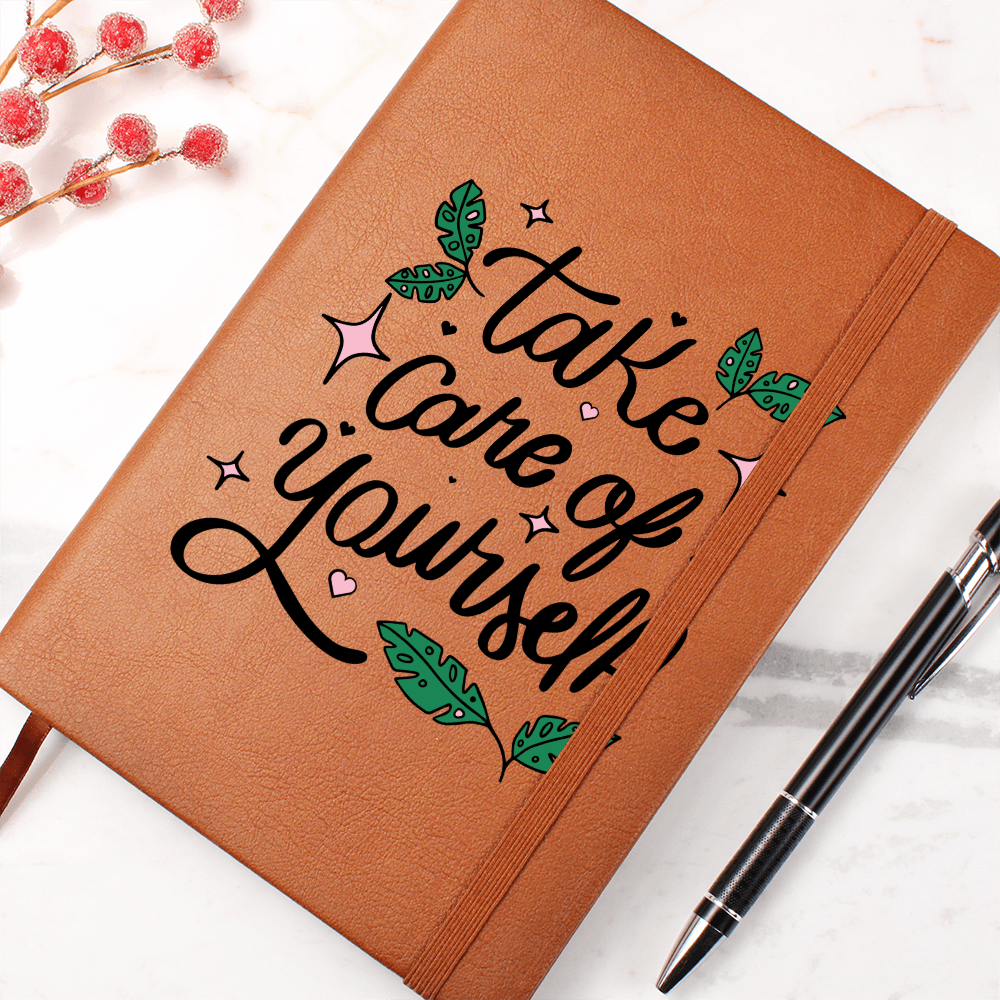 Take Care Of Yourself — Graphic Leather Journal