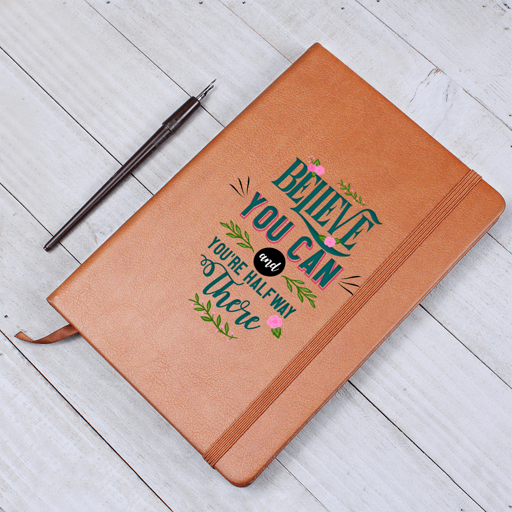 Believe You Can — Graphic Leather Journal
