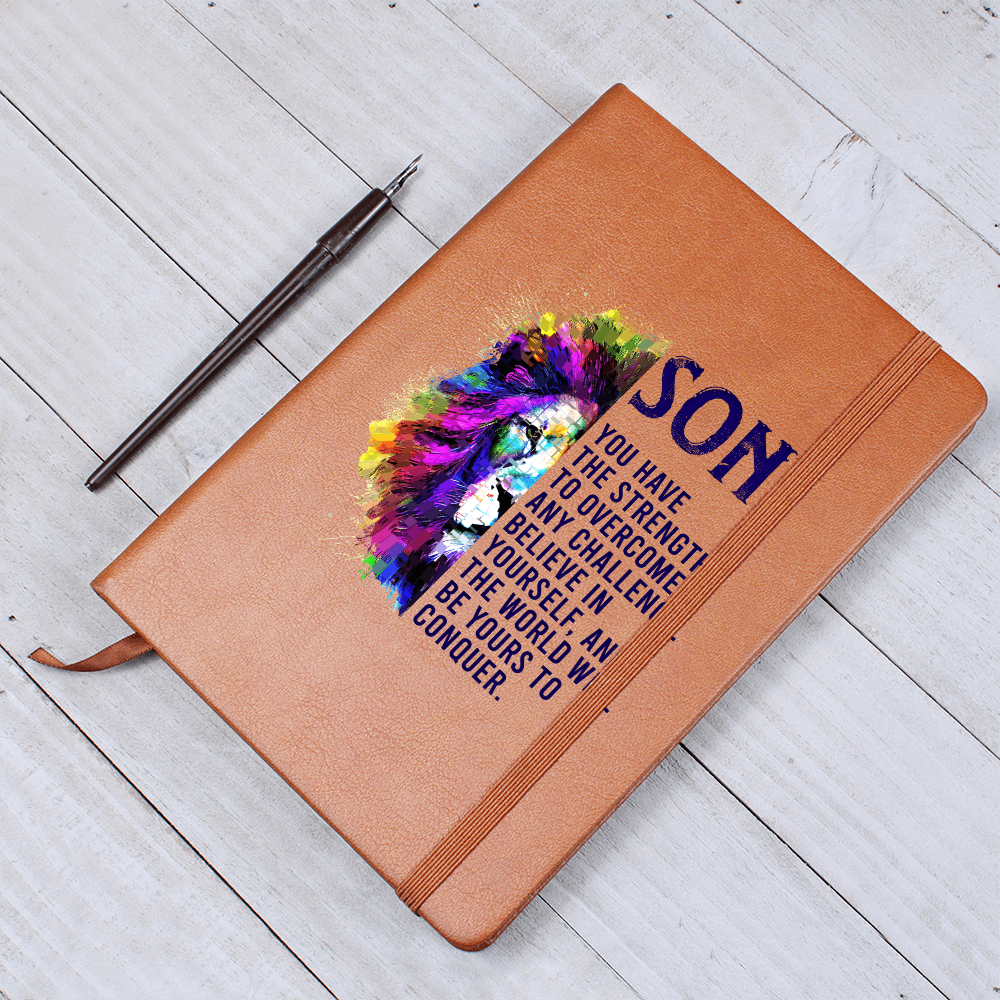 Son, You Have The Strength — Graphic Leather Journal
