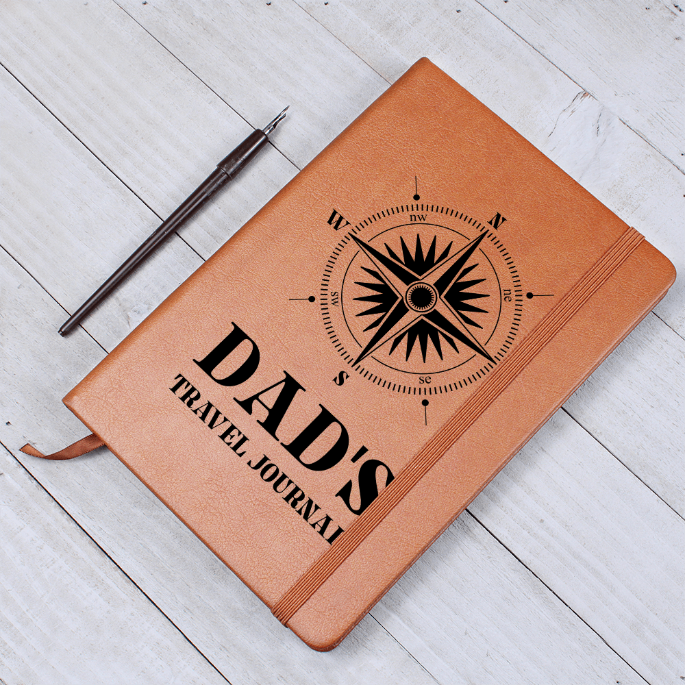 Dad's Travel Journal — Graphic Leather Journal