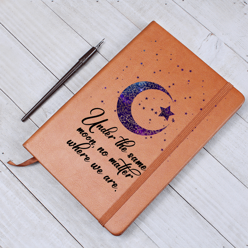 Under The Same Moon — Graphic Leather Journal