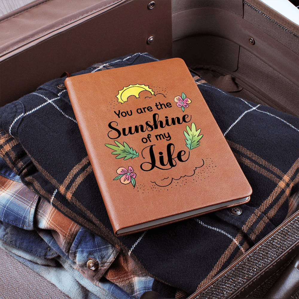 You Are The Sunshine Of My Life — Graphic Leather Journal