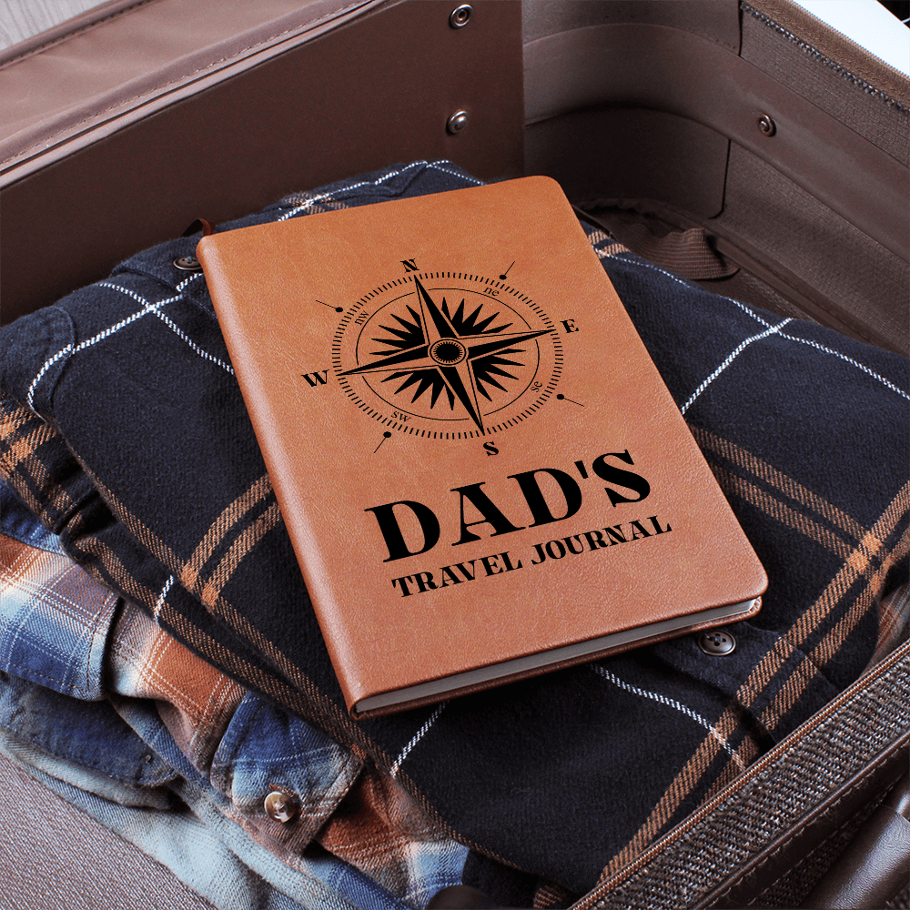 Dad's Travel Journal — Graphic Leather Journal