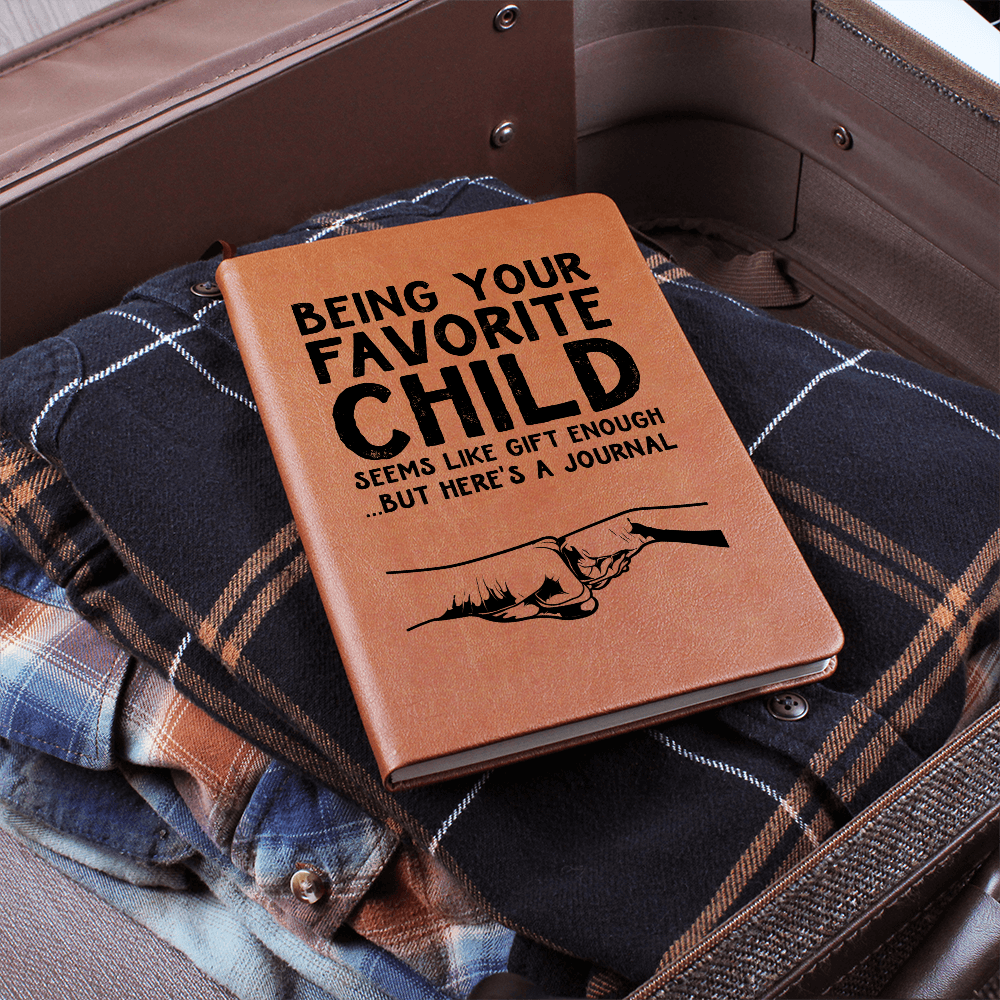 Being Your Favorite Child — Graphic Leather Journal