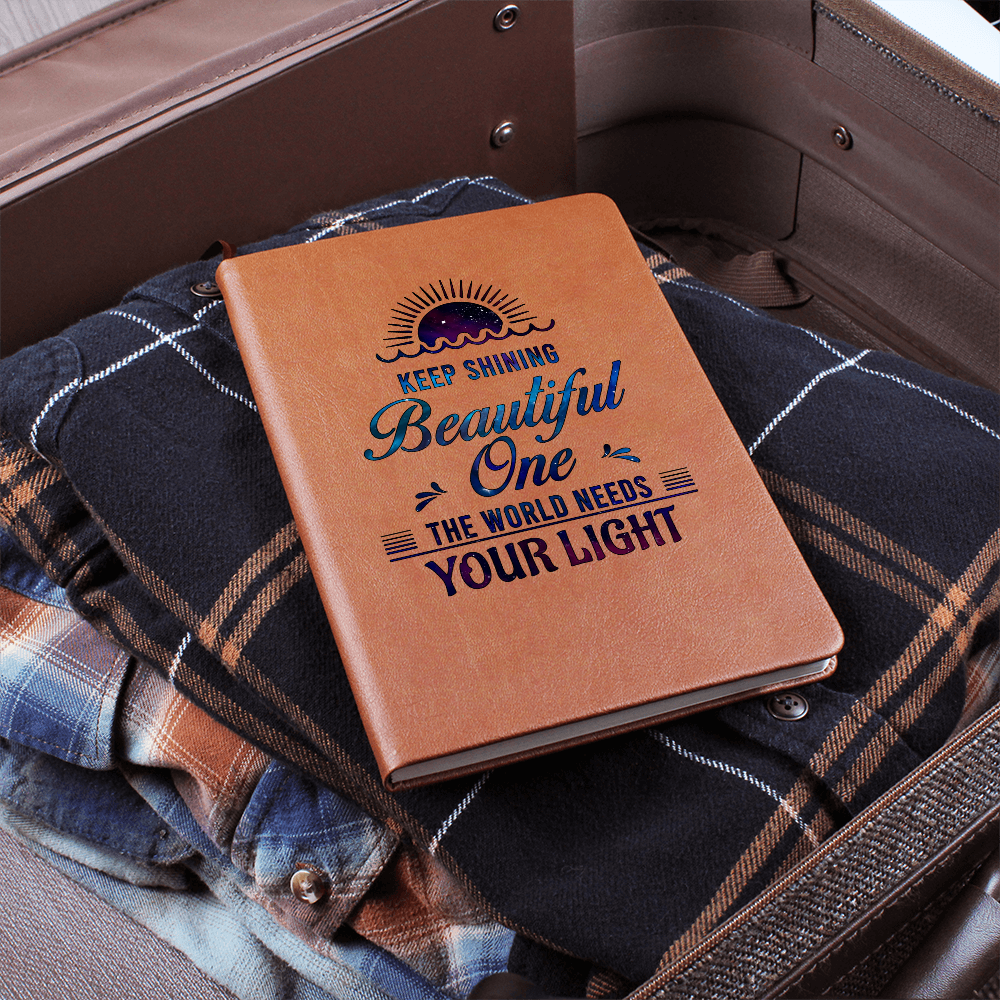 Dear Daughter, Keep Shining — Graphic Leather Journal