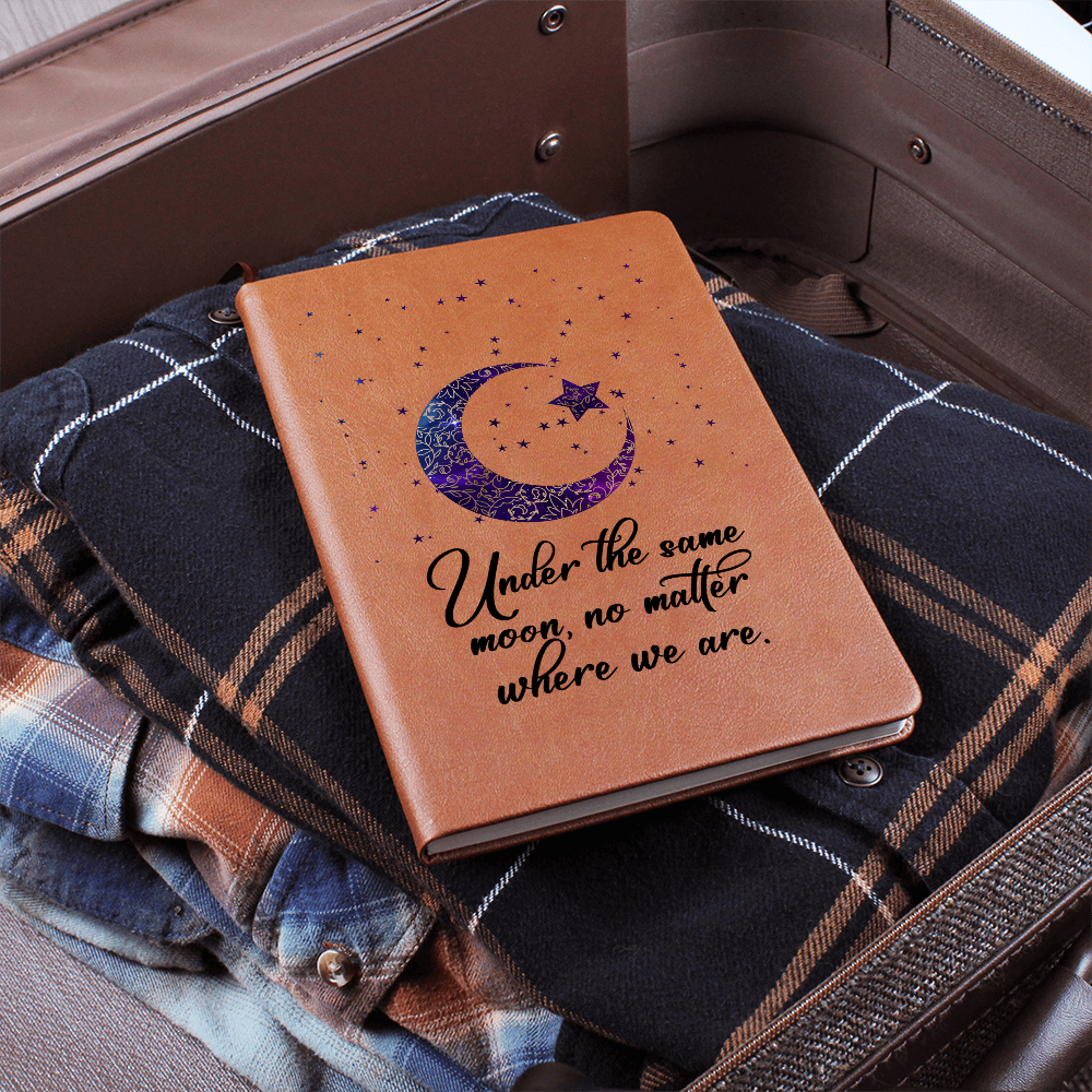 Under The Same Moon — Graphic Leather Journal