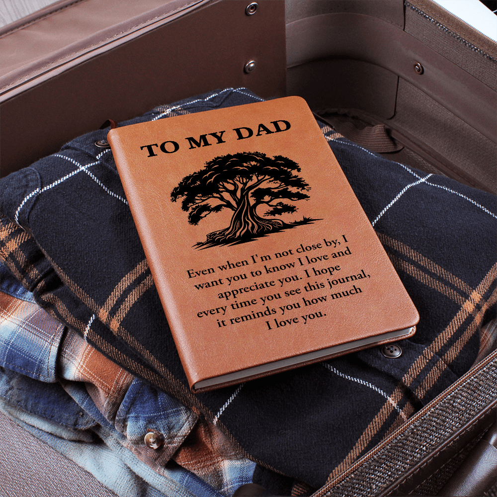 To My Dad — Graphic Leather Journal