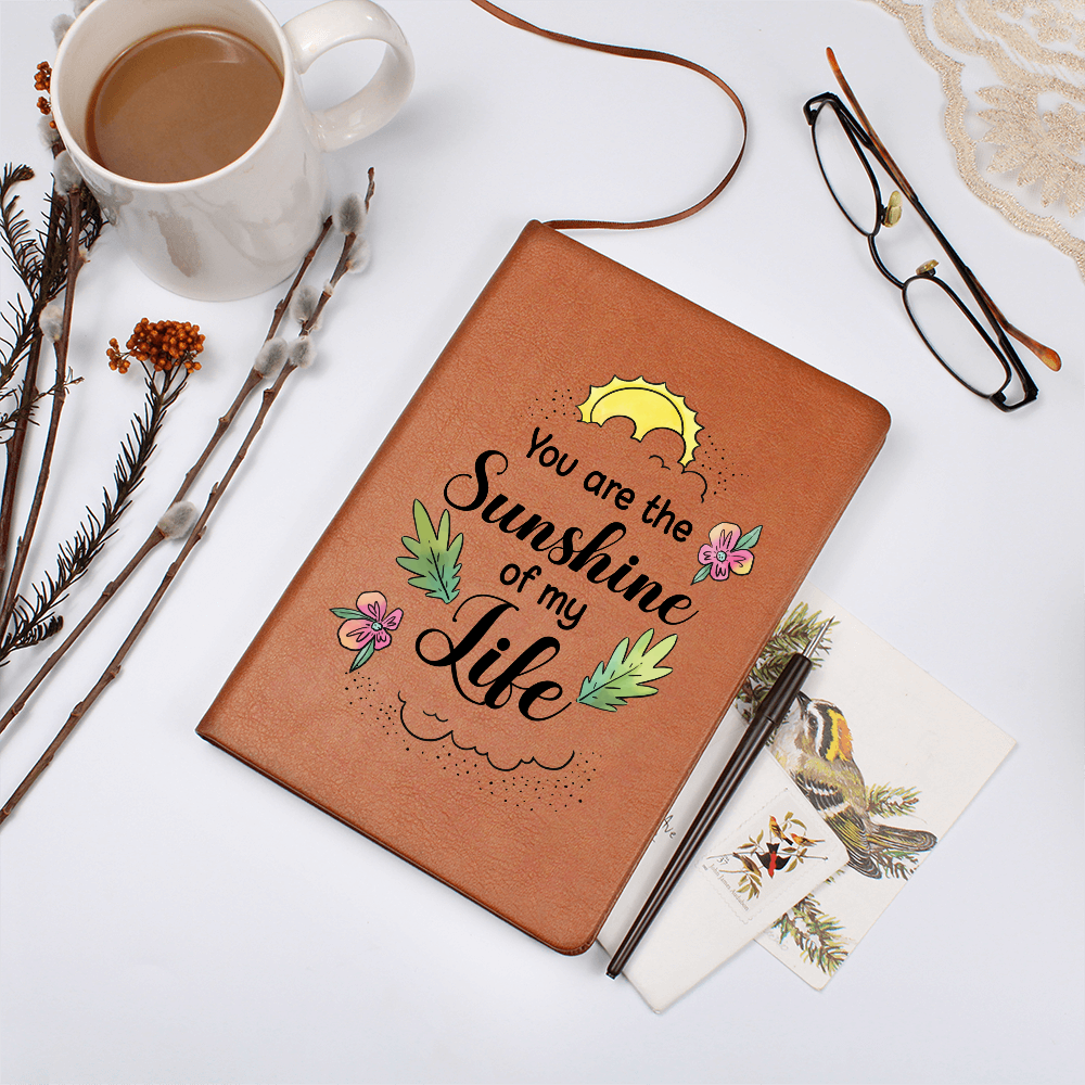 You Are The Sunshine Of My Life — Graphic Leather Journal