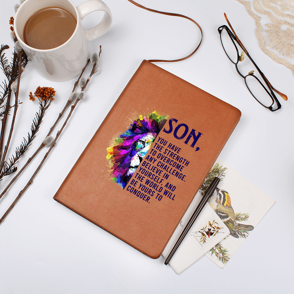 Son, You Have The Strength — Graphic Leather Journal