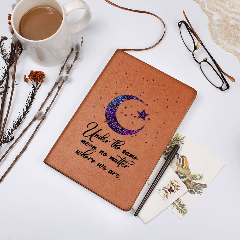 Under The Same Moon — Graphic Leather Journal