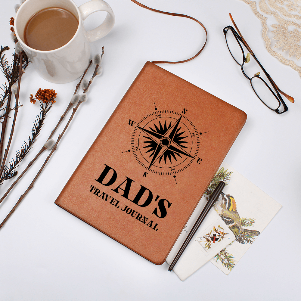 Dad's Travel Journal — Graphic Leather Journal