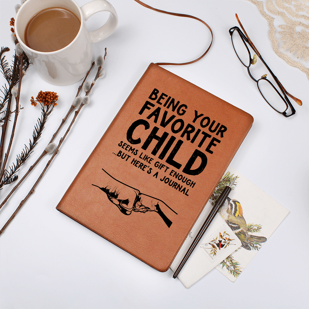 Being Your Favorite Child — Graphic Leather Journal