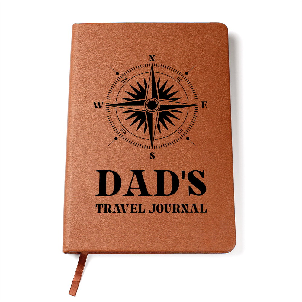 Dad's Travel Journal — Graphic Leather Journal