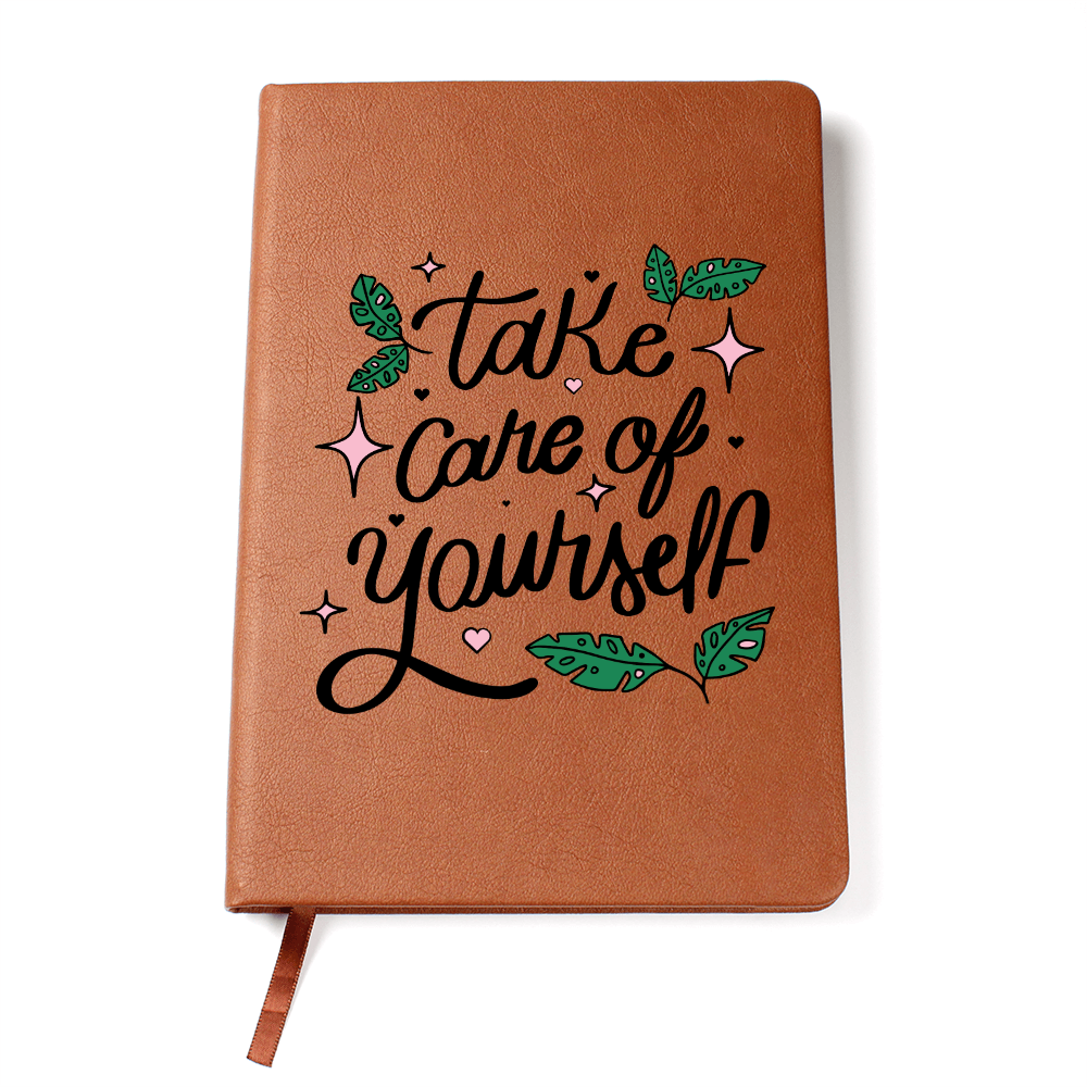 Take Care Of Yourself — Graphic Leather Journal