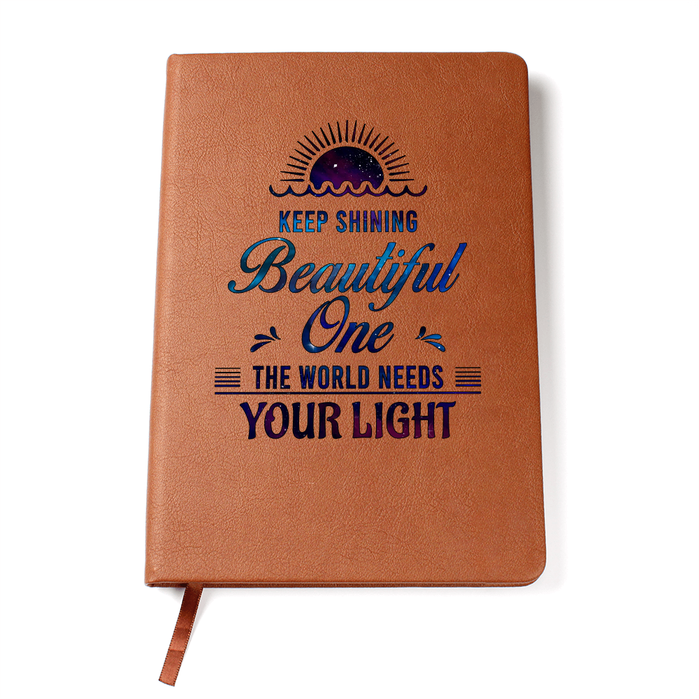 Dear Daughter, Keep Shining — Graphic Leather Journal