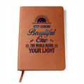 Dear Daughter, Keep Shining — Graphic Leather Journal