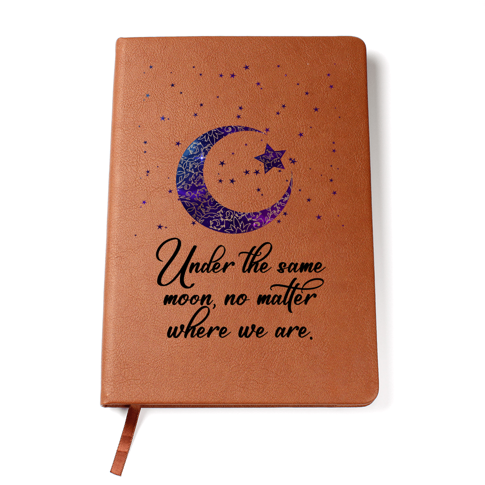 Under The Same Moon — Graphic Leather Journal