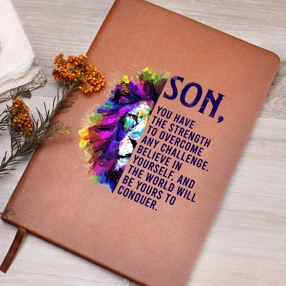 Son, You Have The Strength — Graphic Leather Journal
