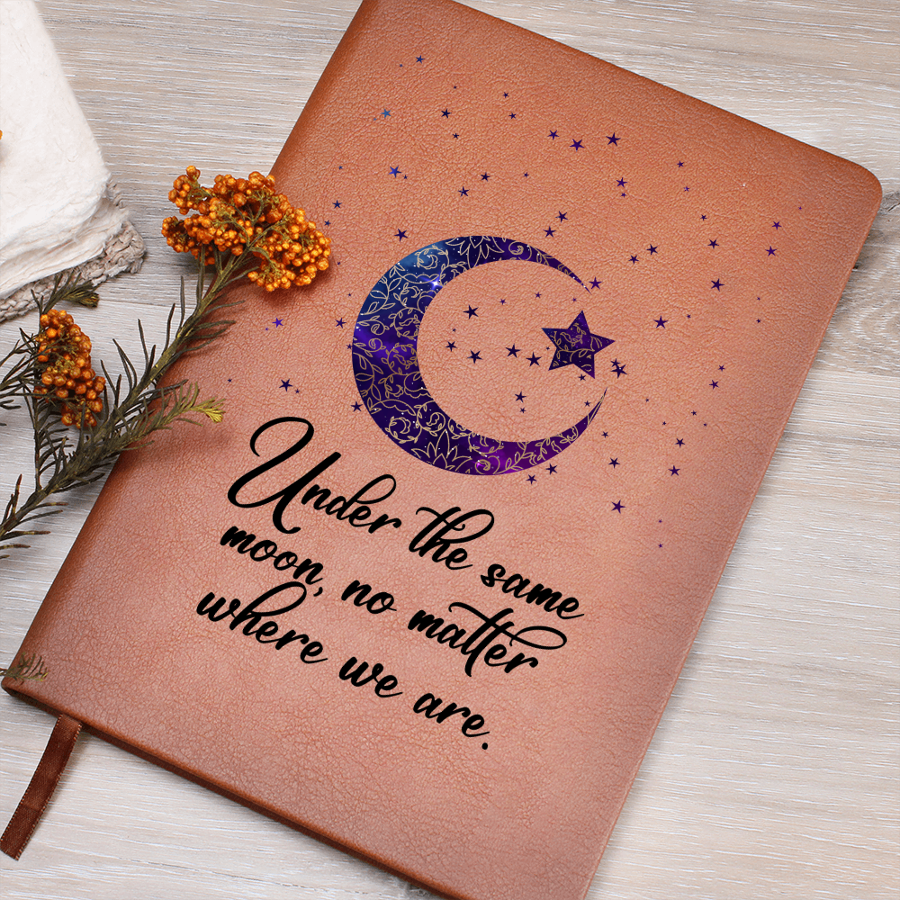 Under The Same Moon — Graphic Leather Journal