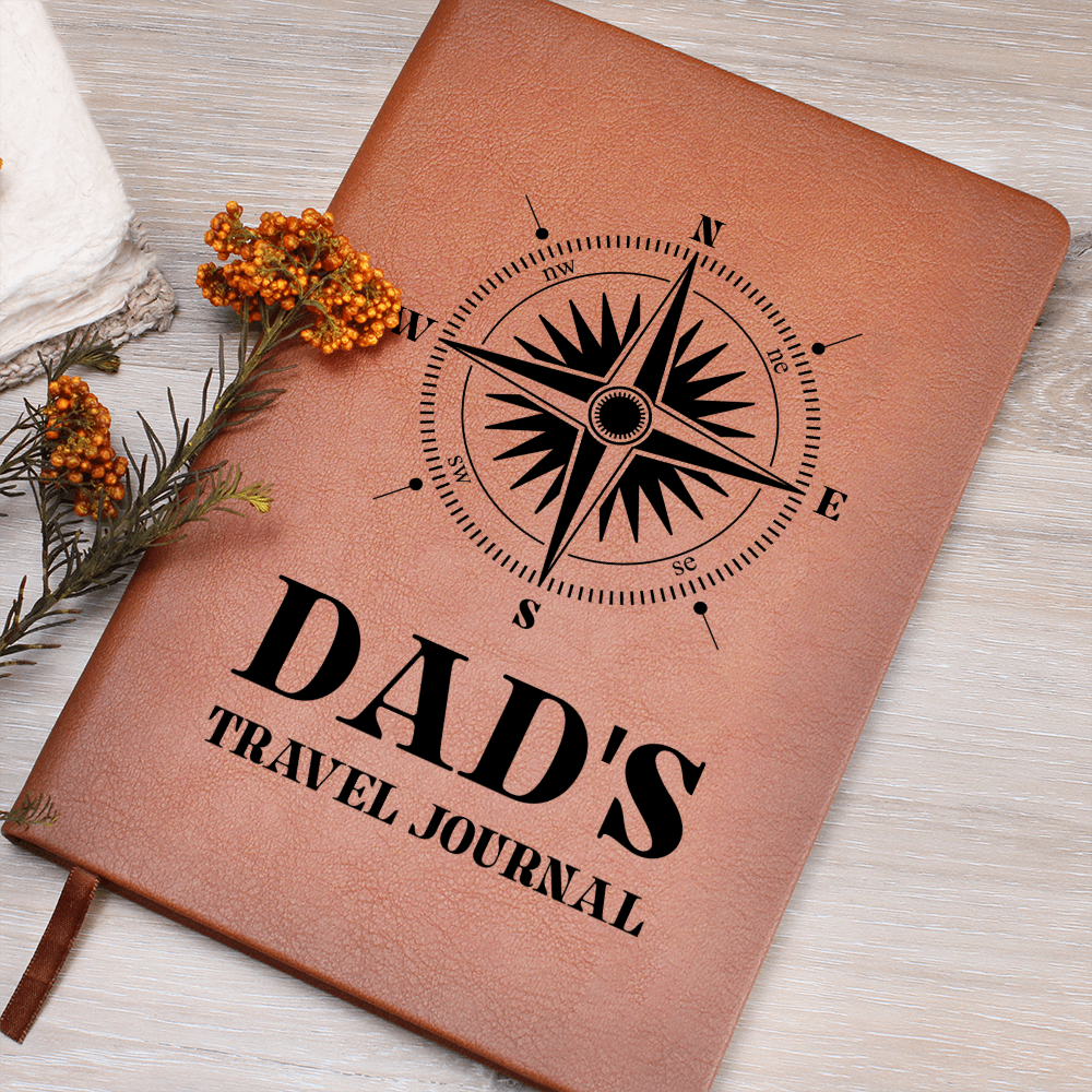 Dad's Travel Journal — Graphic Leather Journal
