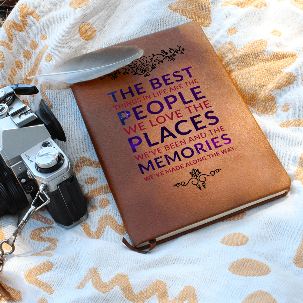 The Best Things In Life Are Free — Graphic Leather Journal
