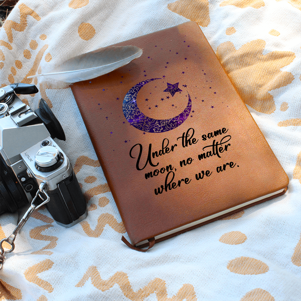 Under The Same Moon — Graphic Leather Journal